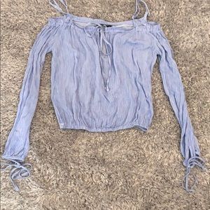 Kendall & Kylie Off the shoulder top.